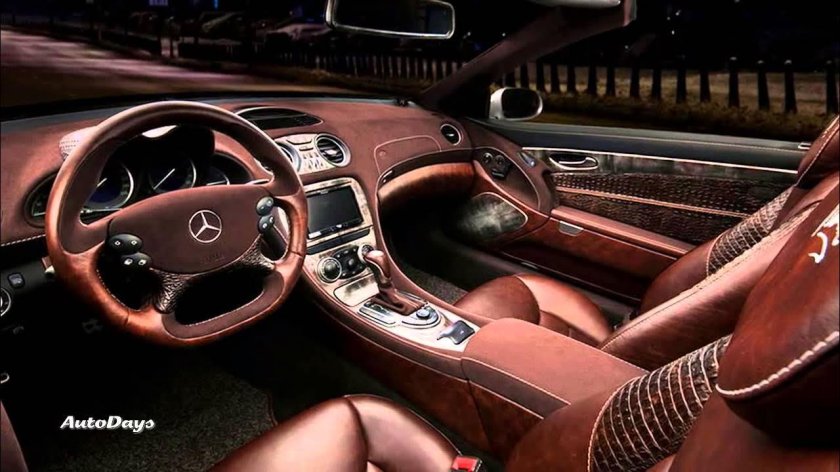 Салон Мерседеса в коже