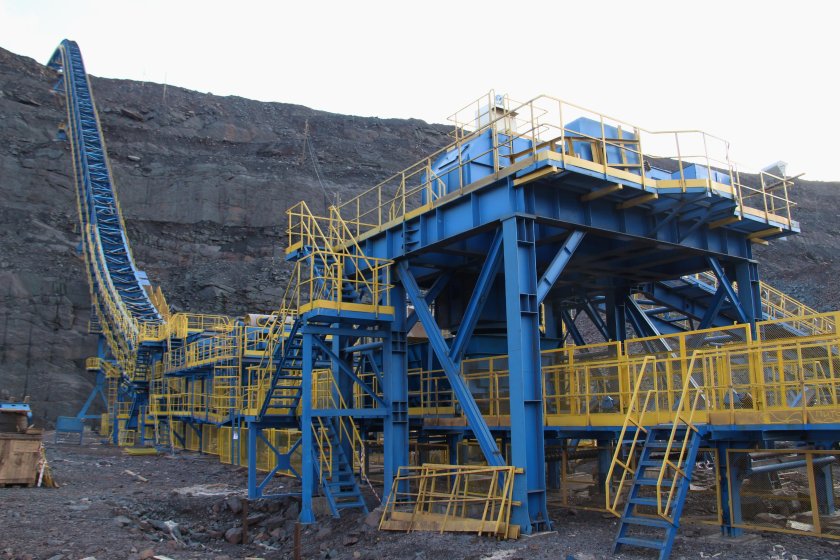 Дробильно-конвейерный комплекс Михайловский ГОК