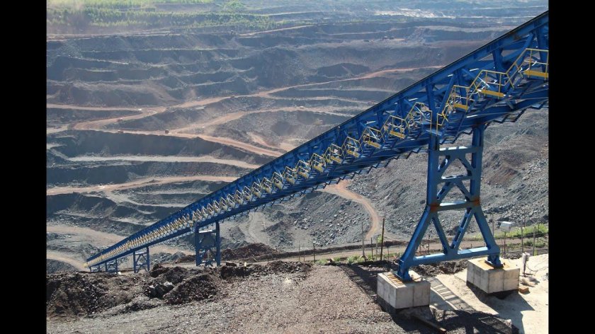 Крутонаклонный конвейер Михайловский ГОК