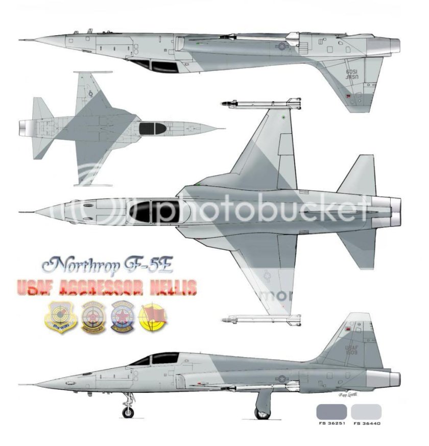 F-20 Tigershark чертежи