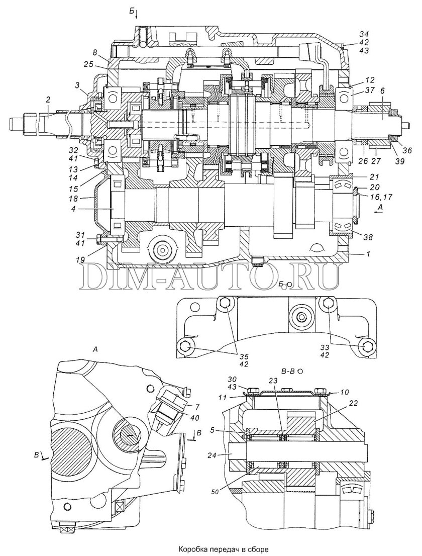 КАМАЗ 161 коробка передач