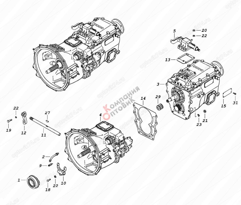 Коробка передач КАМАЗ 65116