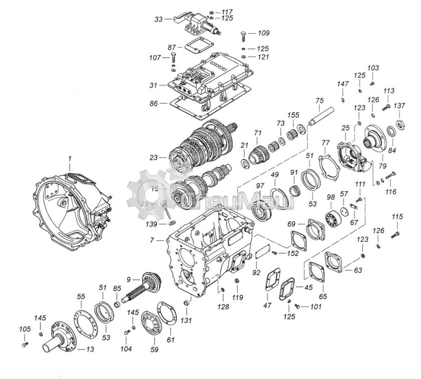 Коробка передач 141 КАМАЗ 4308