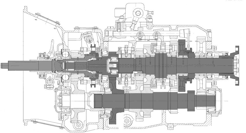 КПП КАМАЗ чертеж