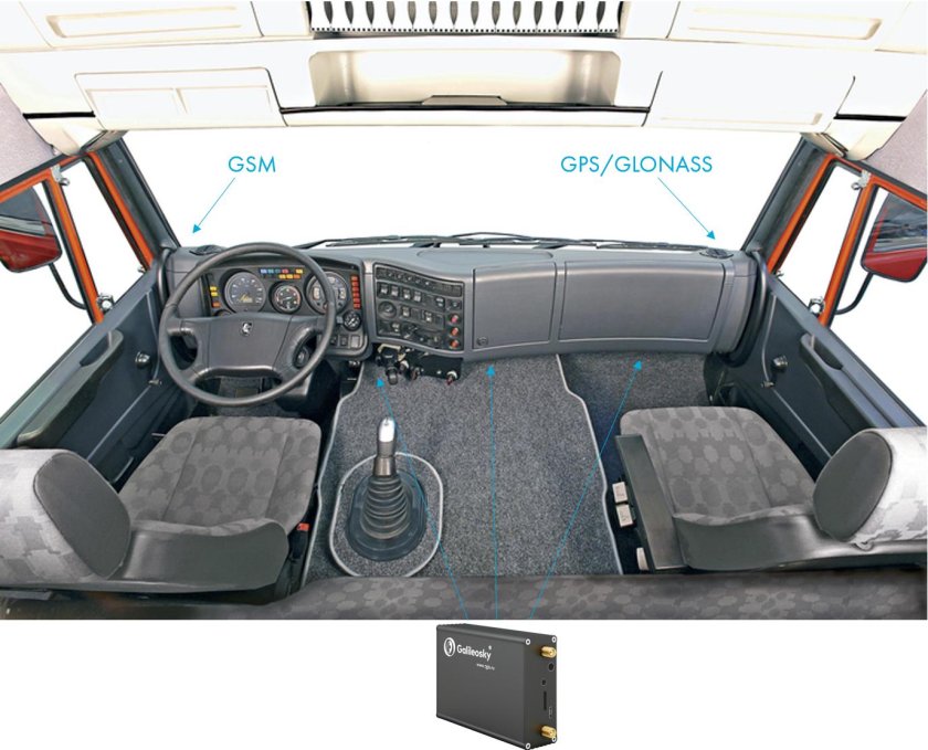 КАМАЗ 65115 кабина внутри