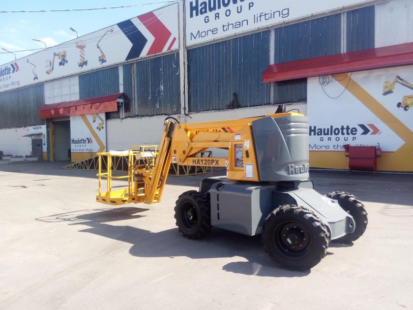 Дизельный коленчатый подъемник ha 120 px