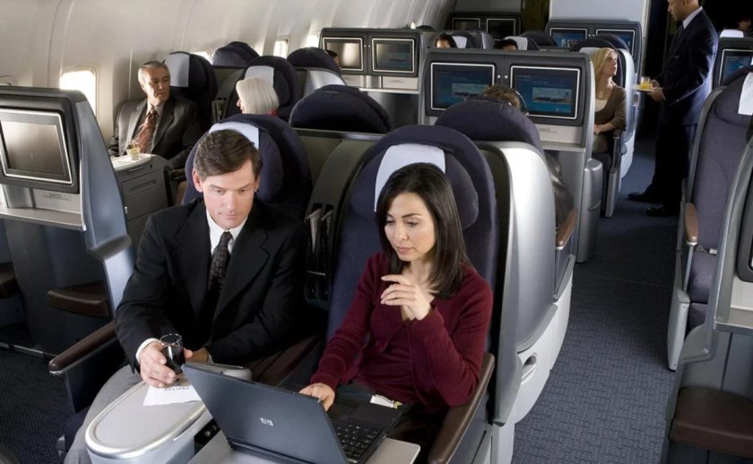 Полет бизнес классом
