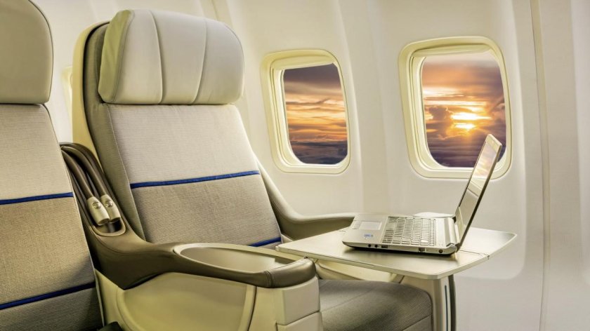 Бизнес класс в самолете
