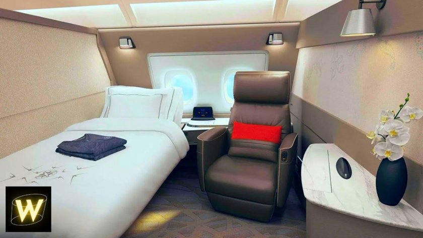 A380 Singapore Airlines салон