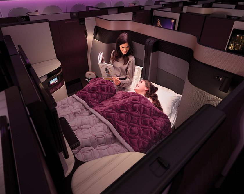 Qsuite Business class Qatar Airways