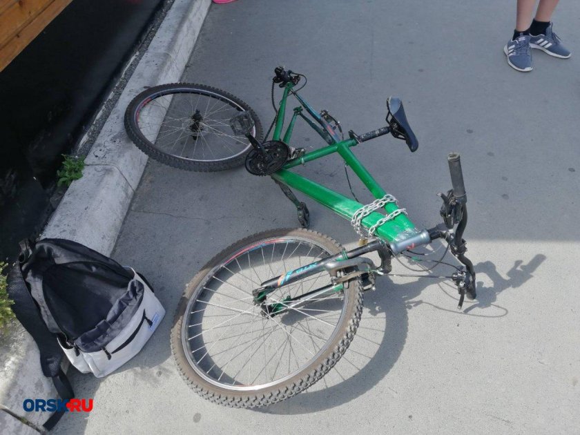 Томск велосипед сломал