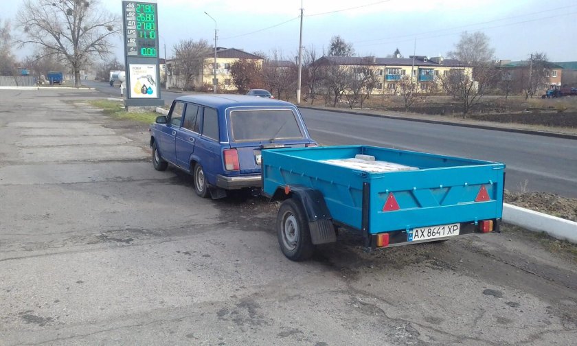 2104 С прицепом