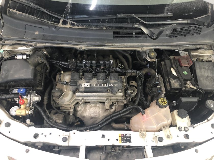 Моторный отсек Форд Фьюжн 1.6