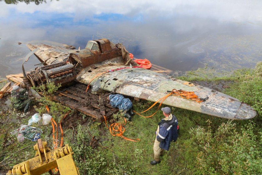 _Ил-2 из озера Кулонга Мурманской области