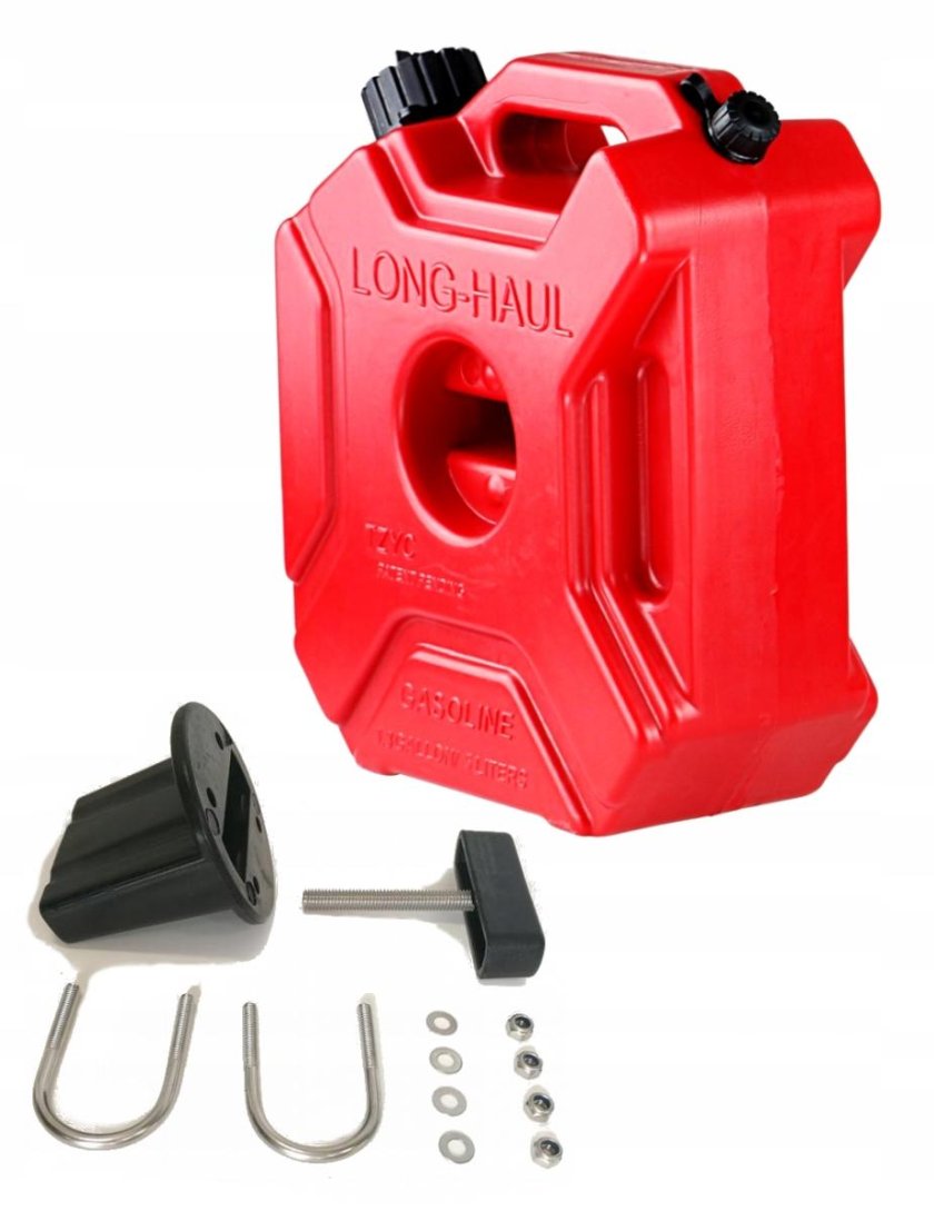 Канистра для квадроцикла 10 литров с креплением