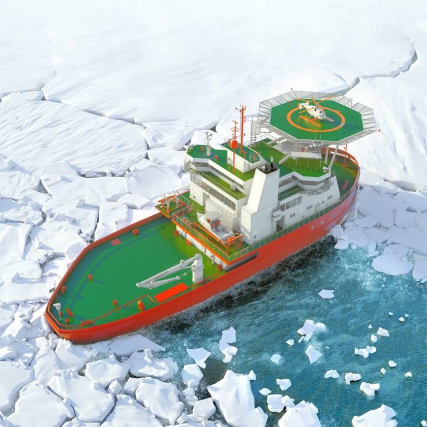 Асимметричный ледокол Балтика