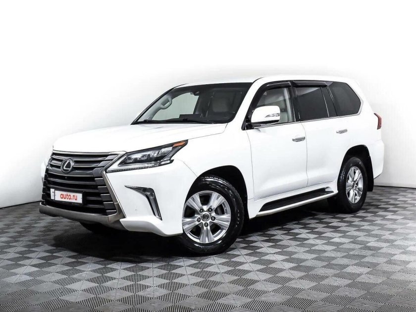 Лексус 570 белый ф спорт