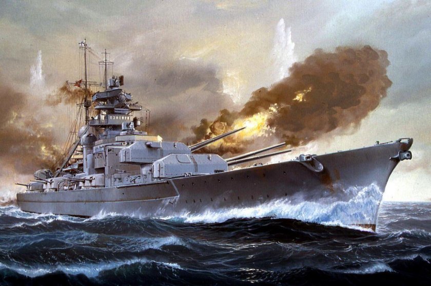 Корабль линкор бисмарк