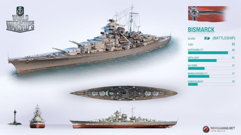 Tirpitz 1939 и бисмарк