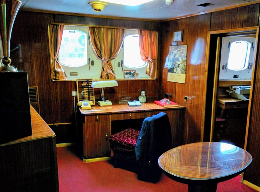 Ледокол Ленин каюта капитана