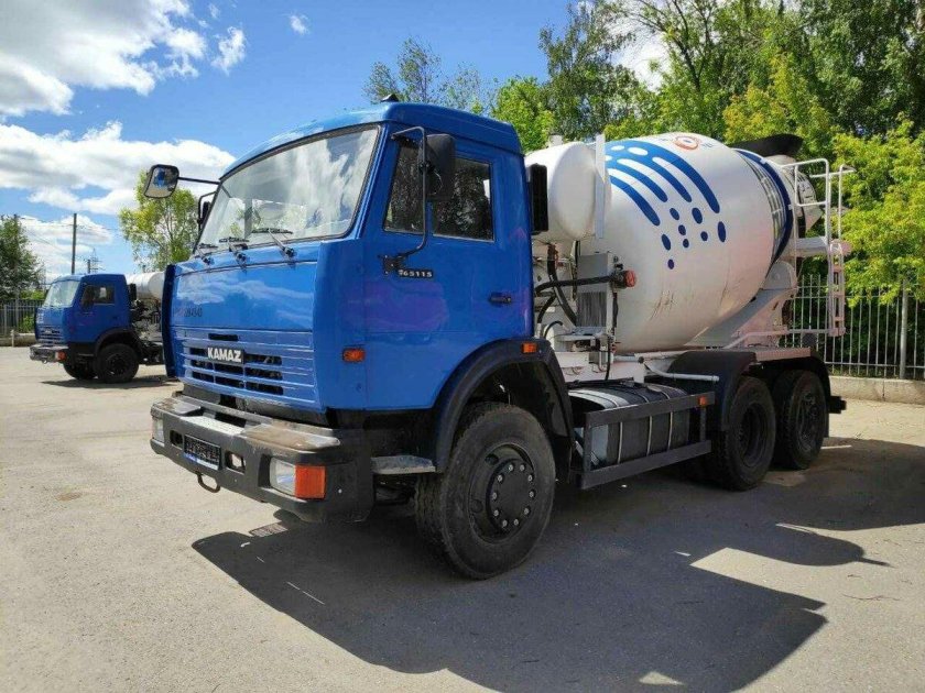 Автобетоносмеситель 58147а на шасси КАМАЗ