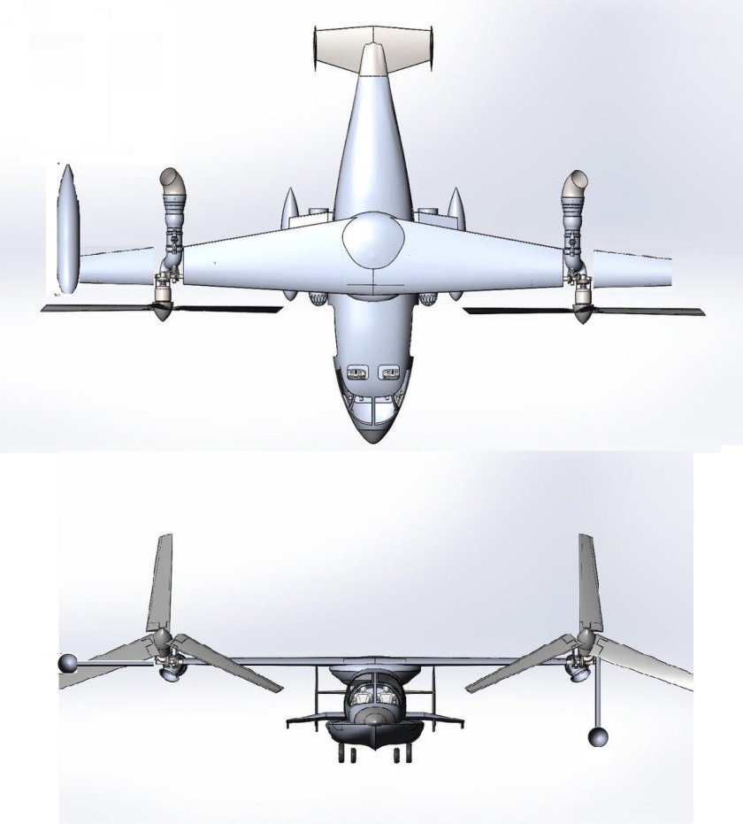 Рисунок конвертоплана