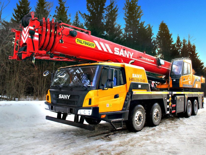 Автокран sany stc500