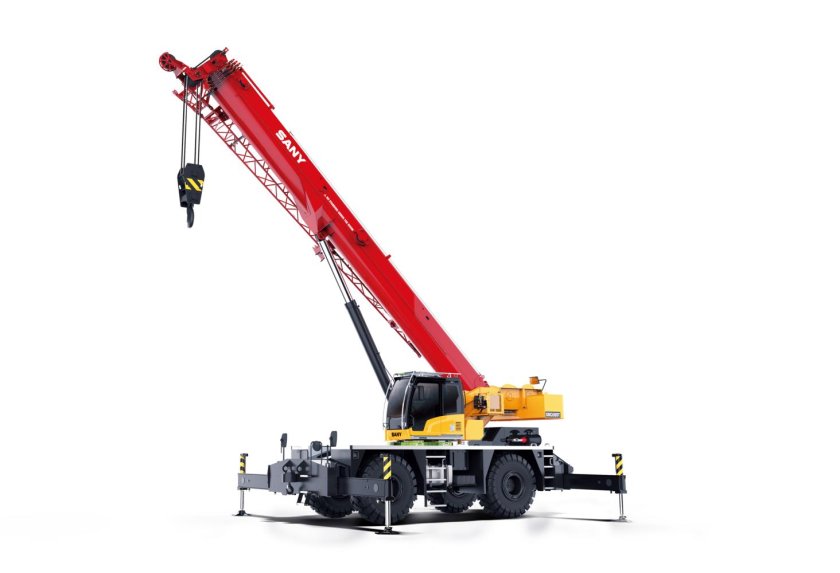 Короткобазный кран sany