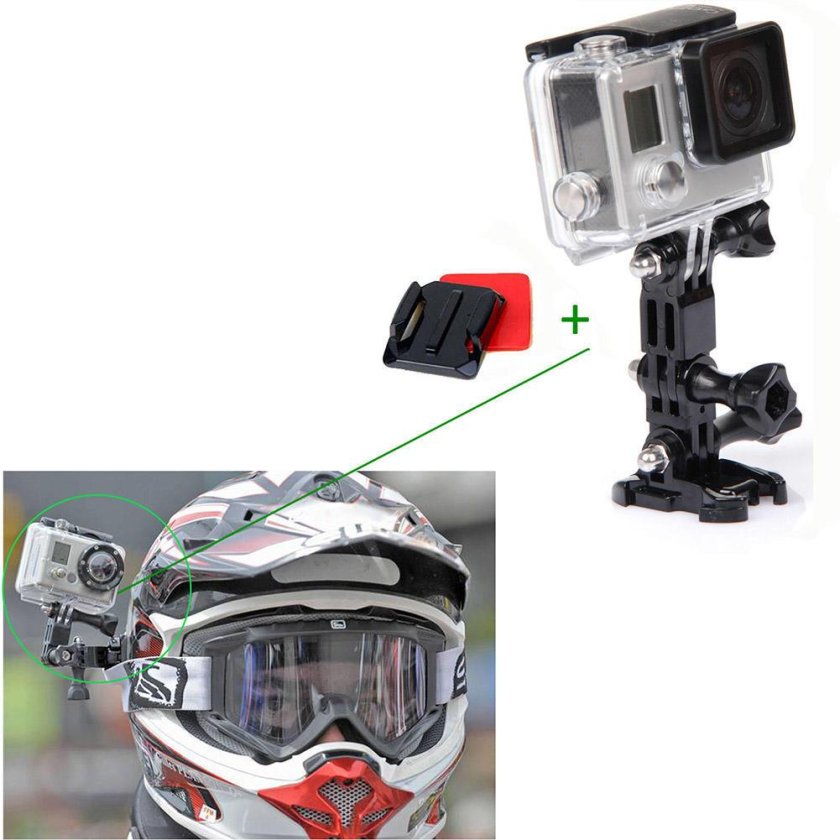 Крепление гопро на шлем 3/4
