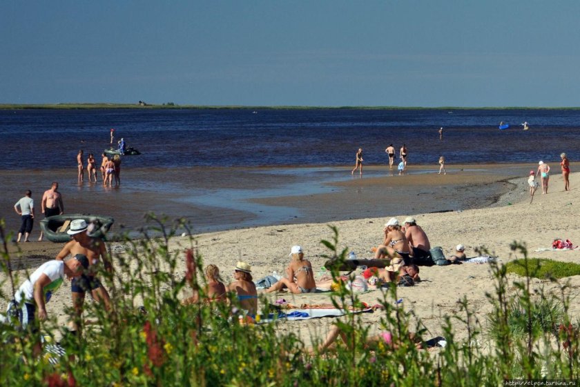 Пляж Ягры в Северодвинске