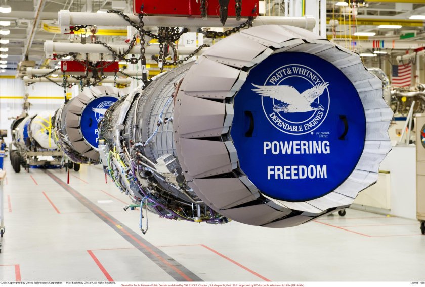 The Pratt &amp; Whitney f135 engine