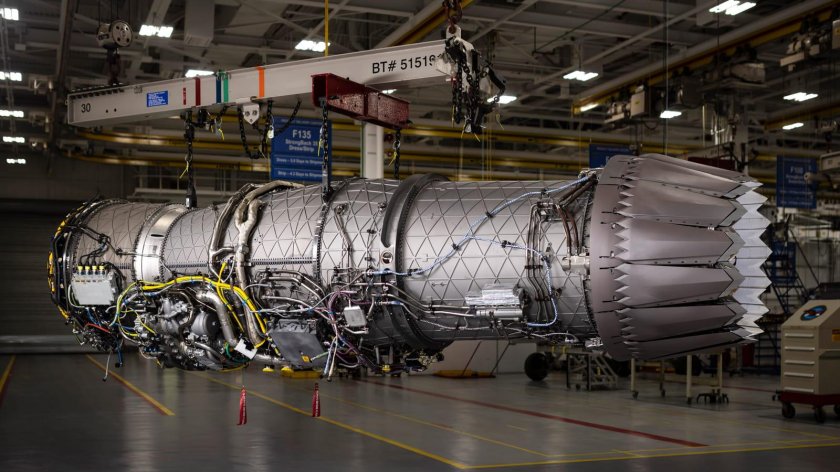 The Pratt &amp; Whitney f135 engine