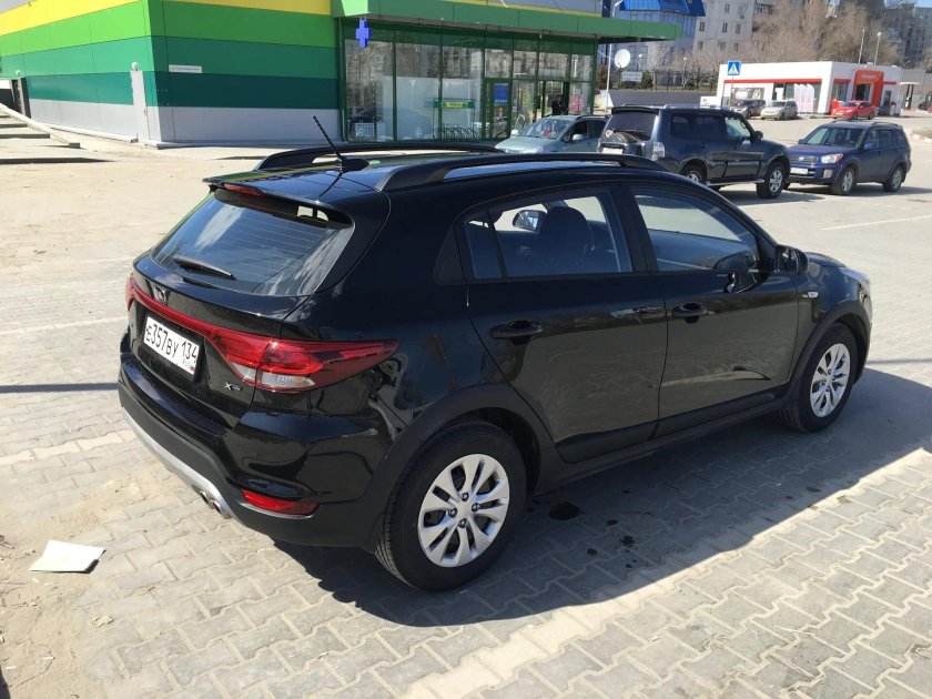 Киа Рио х-лайн черная