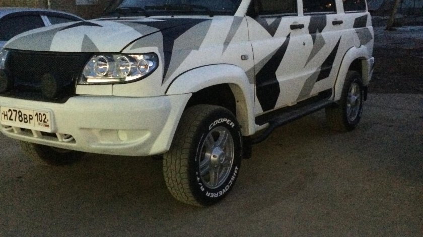 УАЗ Патриот камуфляж Раптор