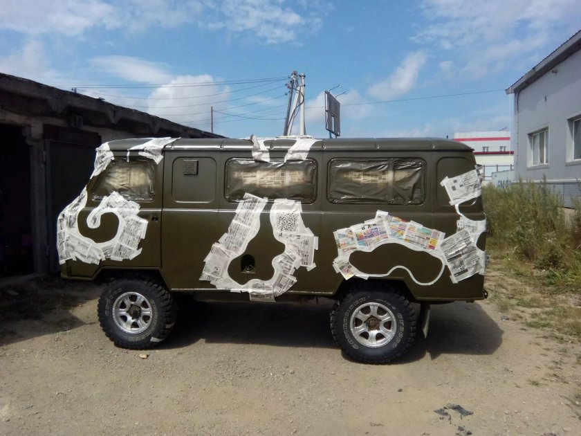 УАЗ Буханка Раптор камуфляж