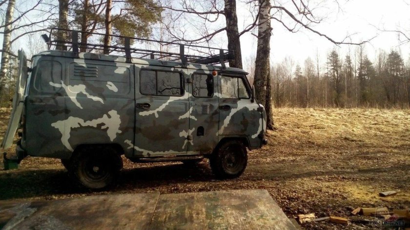 Камуфляж на УАЗ 452