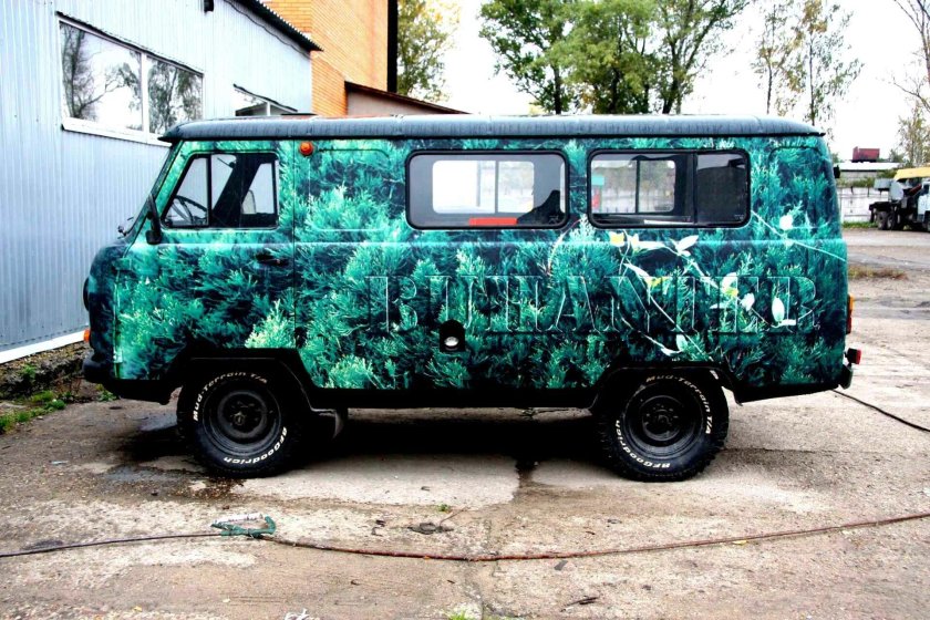 Камуфляж на УАЗ 452