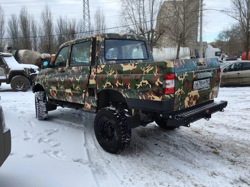 УАЗ Патриот пикап камуфляж