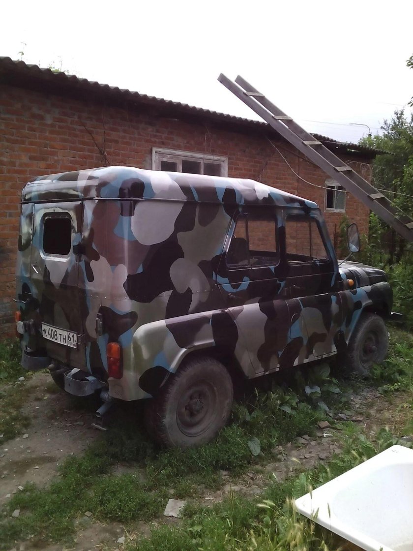 Камуфляжный УАЗ Буханка