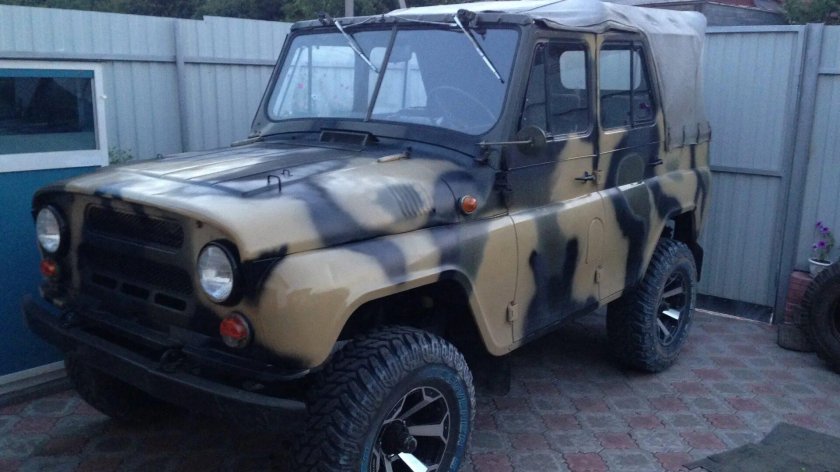 УАЗ 469 песочный камуфляж