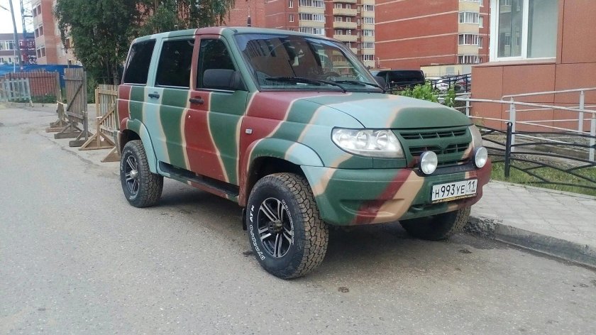 УАЗ Патриот Raptor камуфляж