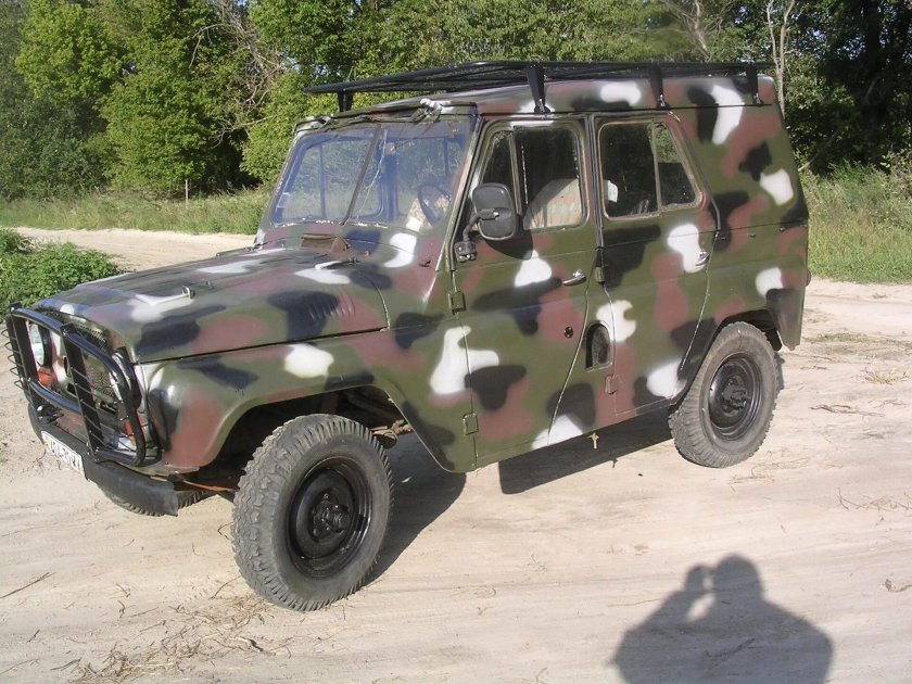 Камуфляжный УАЗ 469
