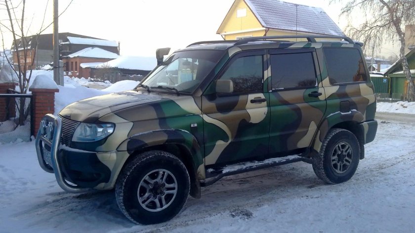 УАЗ Патриот камуфляж Раптор