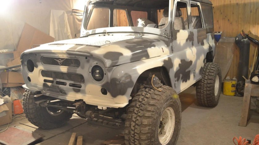 УАЗ 469 песочный камуфляж