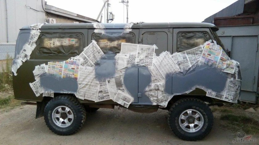 УАЗ-469 внедорожник камуфляжный