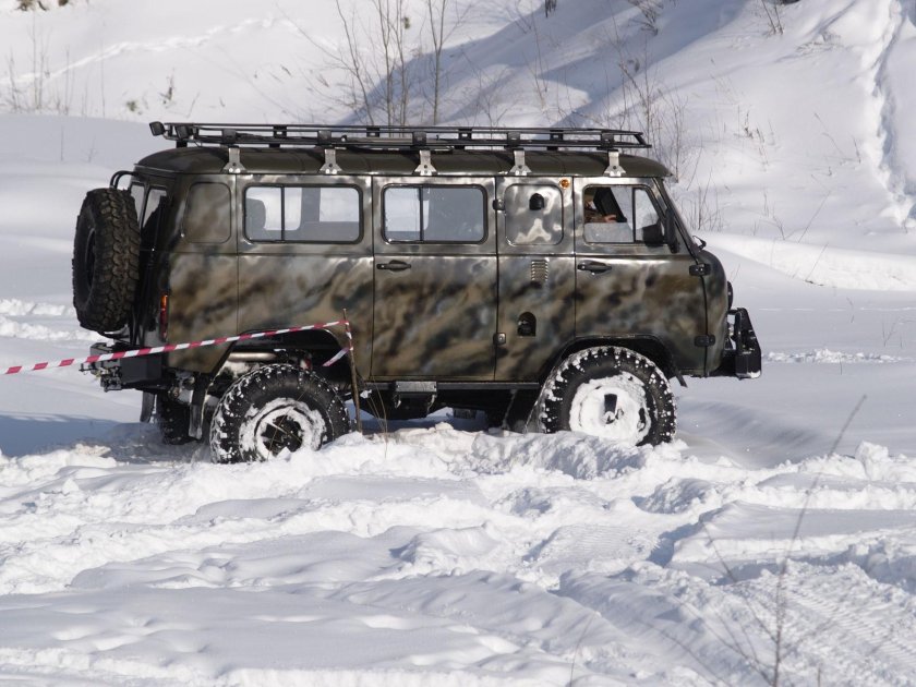 Тюнингованный УАЗ Буханка