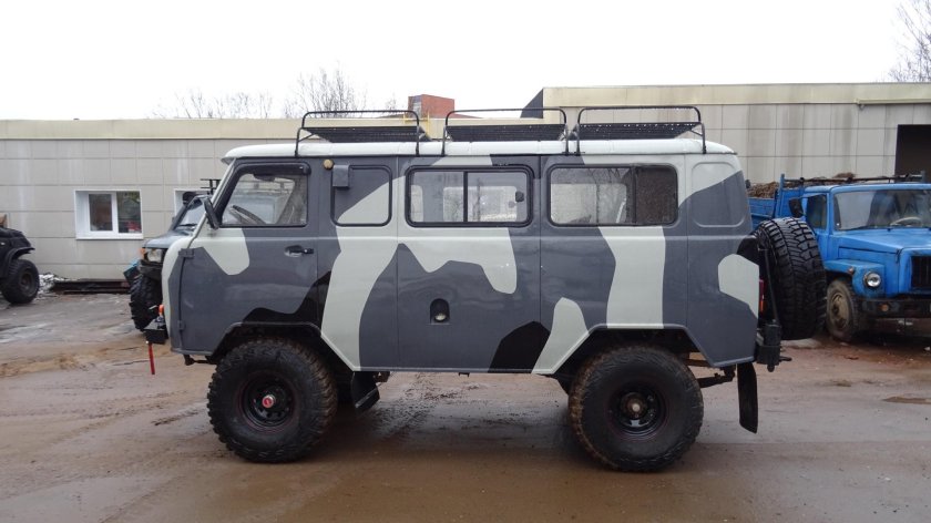 УАЗ Буханка расширение колеи