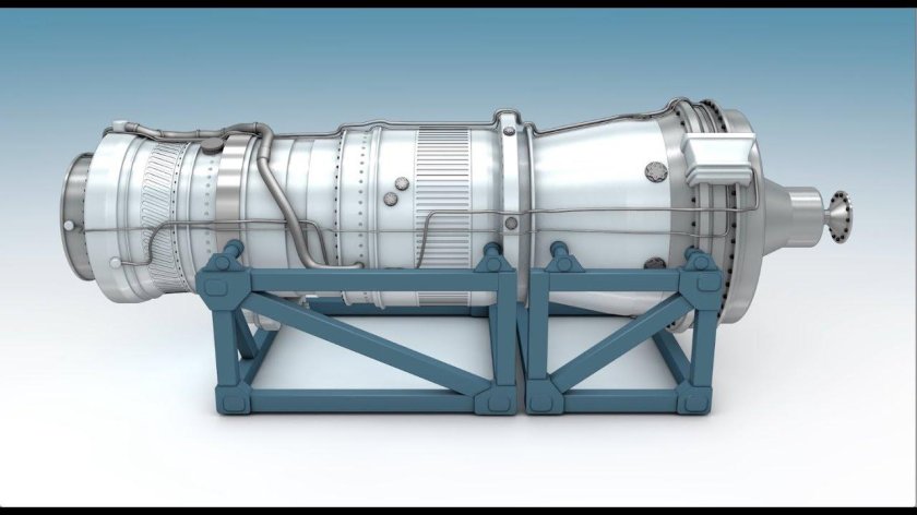 Газовая турбина анимация
