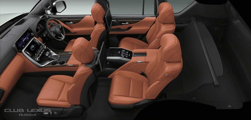 Lexus LX 600 салон