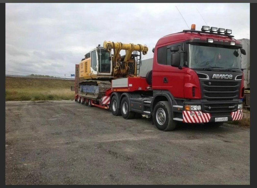 Скания трал низкорамный